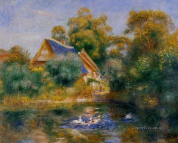  simples Obras - La mera aux oies Pierre Auguste Renoir